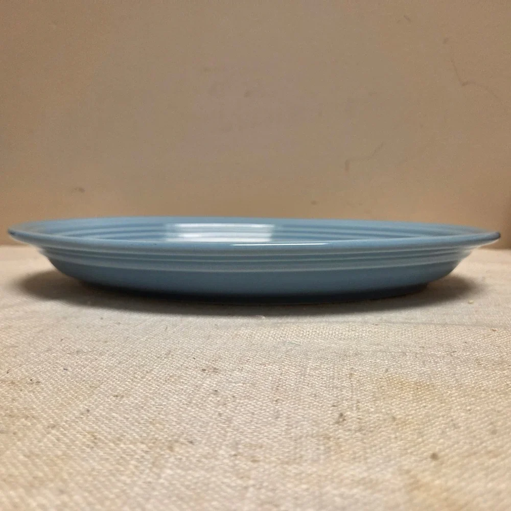 Fiesta HLC USA Oval Serving Platter Slate Blue Periwinkle